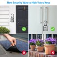 thumbnail image 4 of AMIR Key Lock Box, Key Lock Box Outside 4 Digit Combination Lockbox for House Waterproof Resettable Key Box Key Security Box Key Storage Box for Home Gates Warehouse, 4 of 11