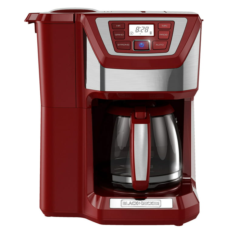BLACK+DECKER Mill & Brew 12-Cup Programmable Coffeemaker with