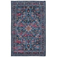 thumbnail image 2 of Contemporary Home Living 2.25' x 3.25' Floral Medallion Area Throw Rug - Blue, 2 of 8
