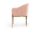 thumbnail image 3 of Modrest Mancos Modern Pink Velvet Accent Chair, 3 of 5