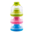 thumbnail image 1 of Contenedores portátiles apilables de almacenamiento de alimentos para refrigerios Fórmula en polvo y bebidas Sistema de bloqueo giratorio Hermético a prueba de fugas Sin BPA ni ftalatos Frascos de 3 piezas 60 g * 3 JM, 1 of 1