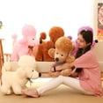 thumbnail image 2 of Simulation Plush Poodle Dog Toy Stuffed Animal Doll Cute Gift Valentine Present 5 Colors, 2 of 7