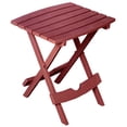thumbnail image 2 of Adams Quik-Fold Merlot 15.25 In. x 17.38 In. Rectangle Resin Folding Side Table, 2 of 2