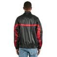thumbnail image 2 of Air Jordan 5 Men's Satin Jacket Black-Gym Red ar3130-010, 2 of 5