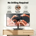 thumbnail image 6 of PERLESMITH Universal TV Base for 32"-60" TVs, ±35°Swivel, 88-lb Capacity,  Max VESA 400x400mm, Height Adjustable, PSTVS28B, 6 of 9