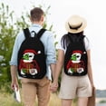thumbnail image 4 of Goofa The Nightmare Before Christmas Pattern Durable Canvas Daypack - High-Quality Vintage Backpack, Compact & Versatile for Travel and Everyday Use-Small, 4 of 5