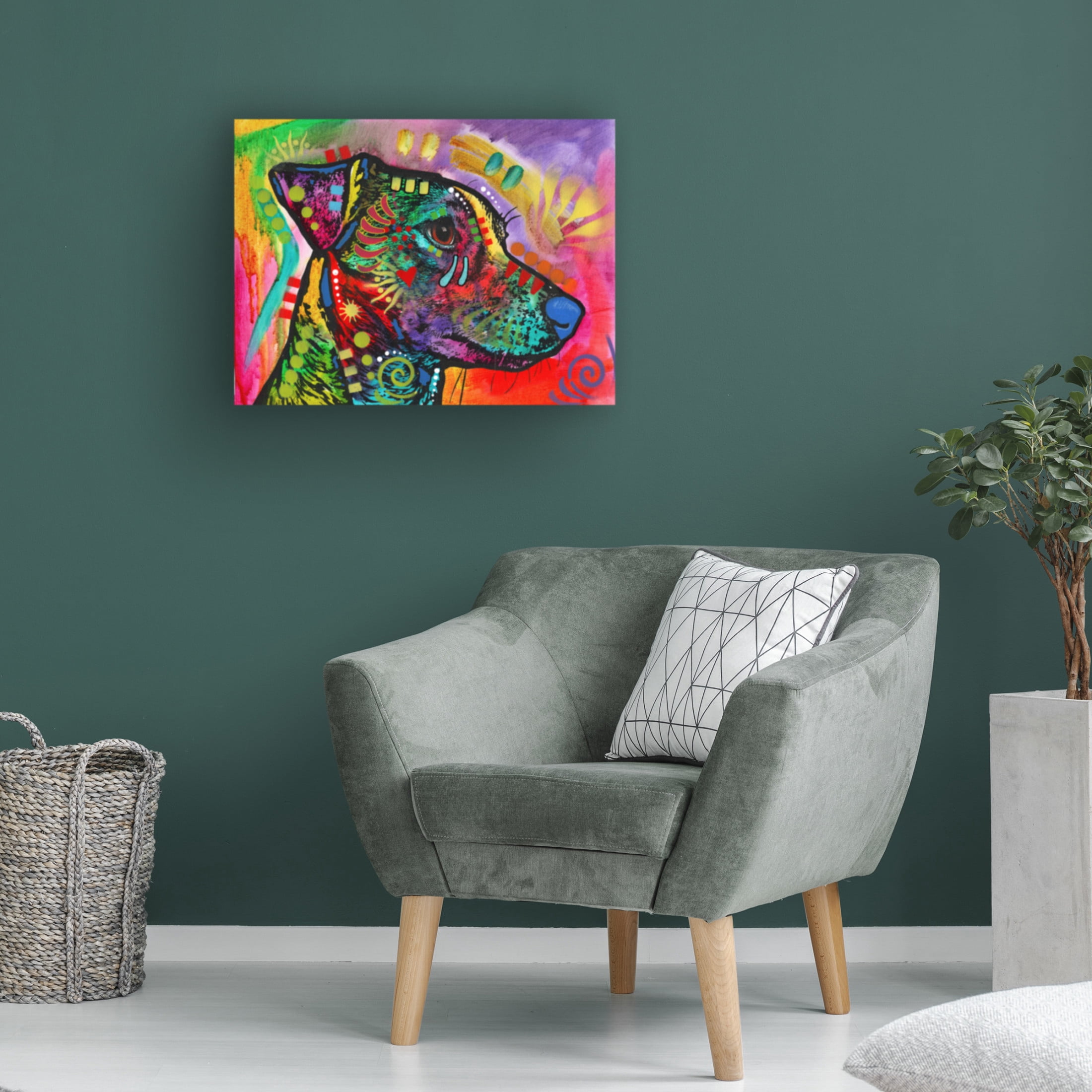 Canvas Wall Art - Dean Russo 'I Just Want All The Love' Wall Art for Living Room, Bedroom, or Office Décor by Trademark Fine Art - 24 x 18 Inches