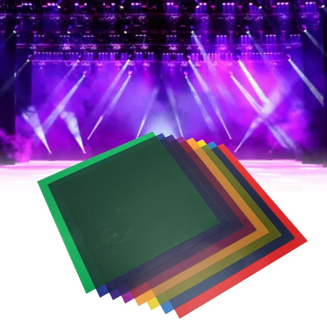 Color Filter Film High Translucent Universal Color Correction Gel Filter Strobe LED Light Photography for Studio Lighting