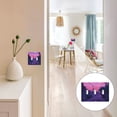 thumbnail image 7 of Yayeee Toggle Light Switch Wall Plate 3-Gang 6.37"x4.48" Decorative Outlet Cover, White Cat Walking, 7 of 7