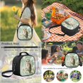 thumbnail image 5 of ZUXONGSY Cherry Blossom Owl Print School Bag and Lunch Box Set Kids Backpack Purse for Girls Boys Middle School Bookbag with Pencil Case and Water Bottle Holder Schoolbags Rucksack, 5 of 6