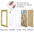 thumbnail image 6 of decorUhome 8x10 Picture Frames Set of 2, Display 5x7 Pictures with Mat or 8x10 without Mat, Wall and Tabletop Display Photo Frames, Gold, 6 of 9