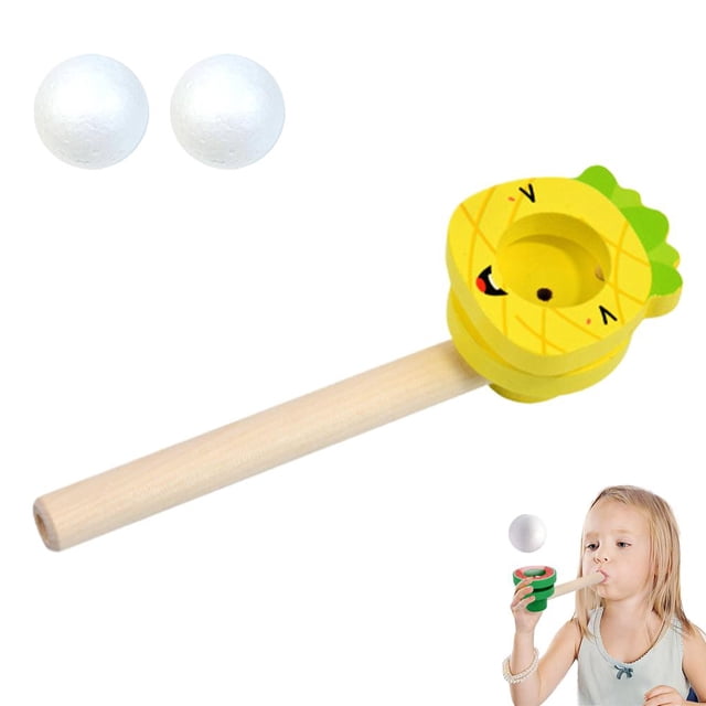 Children Floating Ball Blowing Pipe Toy Hand Eye Coordination Learning Activity Edu For Preschooler Breath Classroom