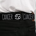 thumbnail image 4 of Buckle-Down Belt, Seatbelt Buckle Belt, Zodiac Cancer Symbol Black White, Youth 22 to 32 Inches, 4 of 9