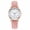 Pink, variant on Watches for Women Luminous Quartz Watch Digital Display Sandblast Leather Band Casual Daily Wear Wrist Watch Gift for Ladies - Pink