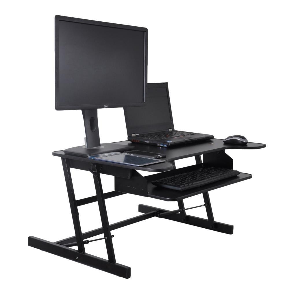 Pyle Portable Computer Workstation Desk, Adjustable Height ...