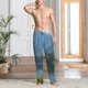 thumbnail image 2 of Fotbe Majestic Deer Mountain Lake Pantalones de Pijama para Hombre, Pantalones de Dormir, Pantalones de Casa con Cintura Ajustable y Bolsillos-Small, 2 of 6