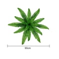 thumbnail image 5 of QDXFX 2Pcs Simulated Plants UV Resistant Artificial Ferns Realistic Greenery No Maintenance Indoor Outdoor Decor,2pcs M, 5 of 7