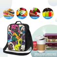 thumbnail image 4 of Fotbe Colorful Pug Lonchera Bolsa de Almuerzo para Hombres y Mujeres, Lonchera de Gran Capacidad, Bolsa de Almuerzo Reutilizable, Bolsa Térmica Aislante, 4 of 7