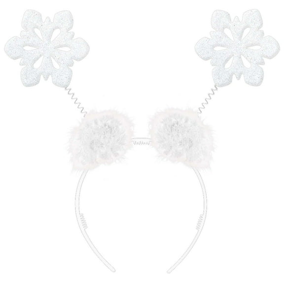 ELEGANI Party Supplies, Holiday Celebrations Fun, Snowflake Headbopper