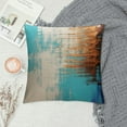 thumbnail image 2 of ARISTURING  Throw Pillow Covers Decorative Beige Abstract Retro Old Patterns Yellow Beige Brown Green Blue White Cushion Pillowcase Sofa Square Print, 2 of 5