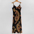 thumbnail image 2 of Paisley Sleeveless Dress Women's Clothing Chic And Elegant Woman Dress Elegant Women's Sets, 2 of 6