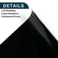 thumbnail image 4 of Unique Bargains Carbon 1 PLY Car Window Tint Film VLT 5% IRR 50% UVR 54% Black 10Ft x 36in Privacy Film 1mil PET 1 Pc, 4 of 8