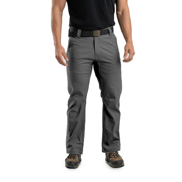 Berne Men's Highland Flex Ripstop Straight Leg Work Pant, 32W X 34L, Slate