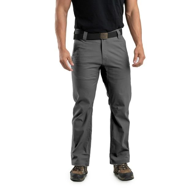 Berne Men's Highland Flex Ripstop Straight Leg Work Pant, 32W X 34L, Slate