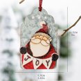 thumbnail image 3 of Xihbxyly Artículos En Oferta Casero Pintado para Navidad, Decoración de Árbol de Navidad, Colgante 10 Cm, Muñeco de Nieve de Madera para Navidad, Papá Noel, 3 of 7