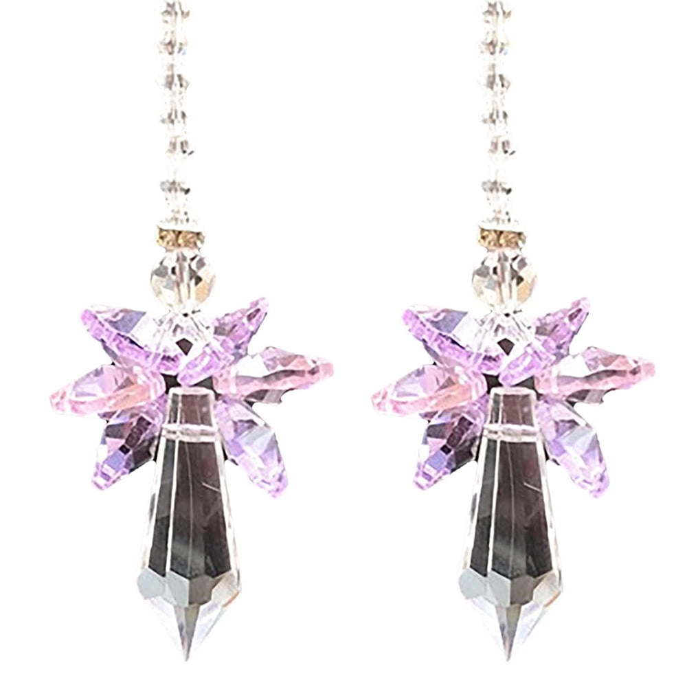 Attrape-soleil Cristal - Lot De 7 - Forme Lune Et étoile - Décoration Fenêtre, Jardin - Effet Arc-en-ciel