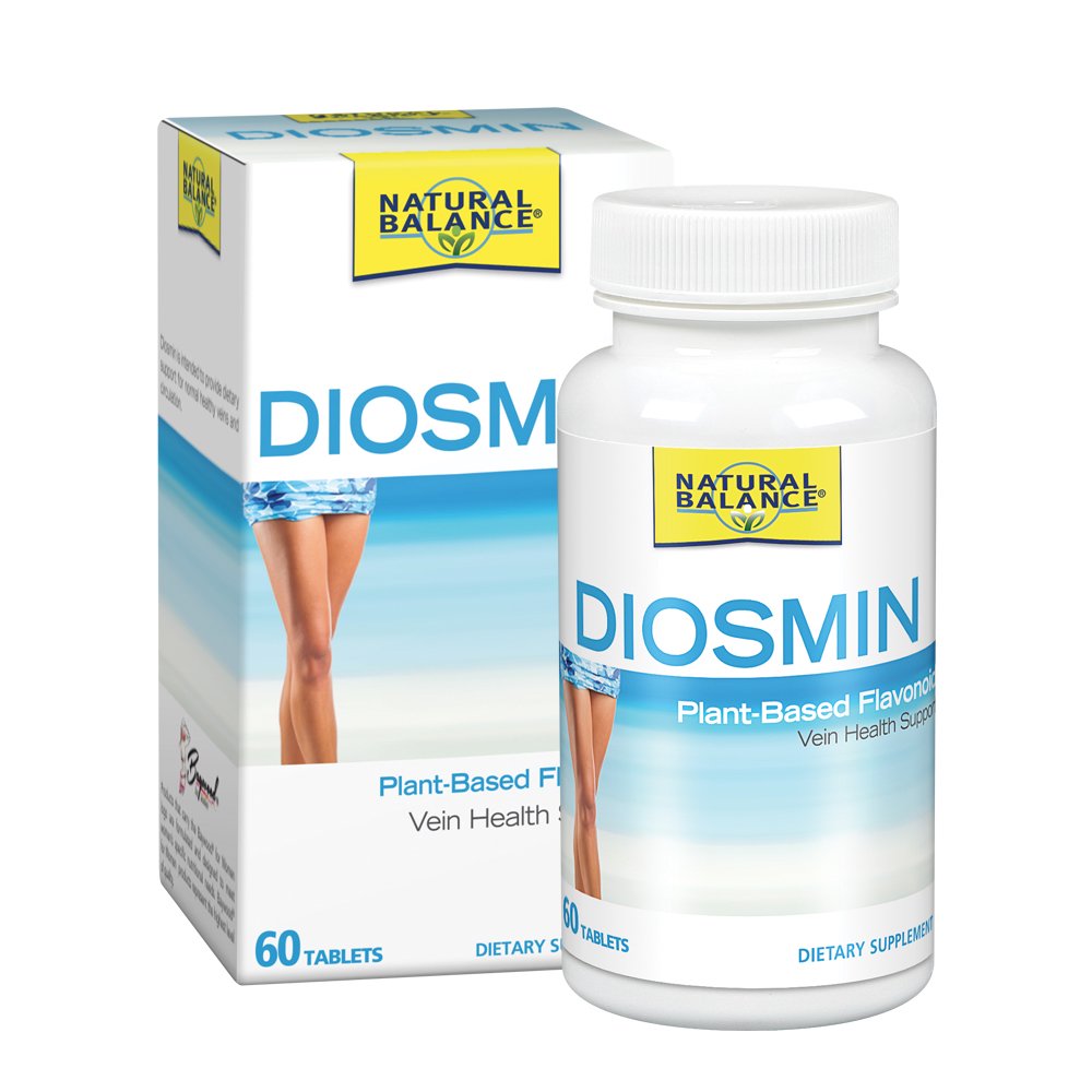 Natural Balance Diosmin 500 mg Blood Circulation & Vein Health