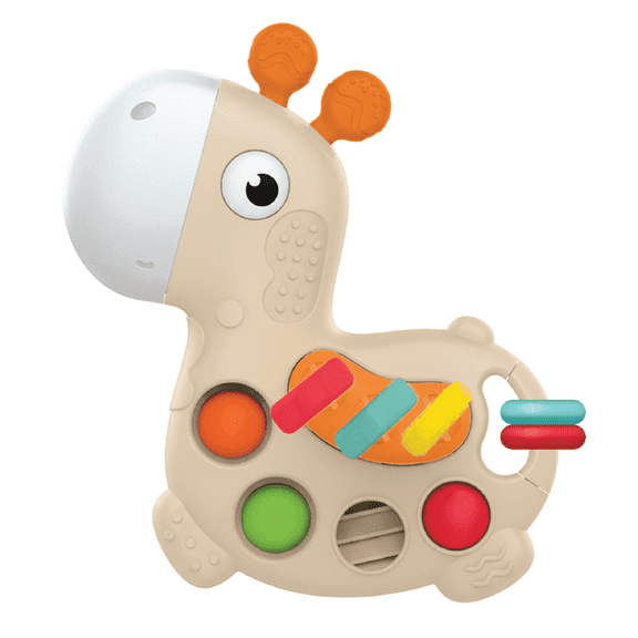 Lulyboo Pull & Pop Giraffe Interactive Baby Sensory Toy