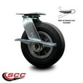 thumbnail image 2 of BBQ Smoker Grill Flat Free All Terrain 8 Inch Swivel Caster Set– Service Caster, 2 of 2