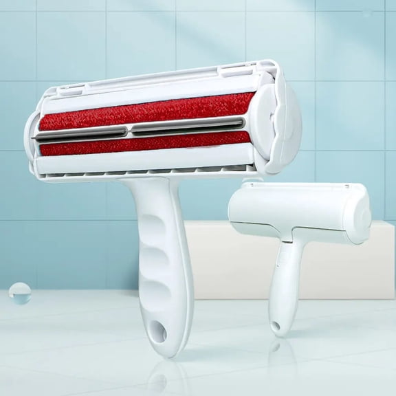 Upgraded Chum Chum Roller Pet Hair Remover – Original Size Reusable Lint Roller for Cat & Dog Hair on Furniture, Couch, Carpet, Car, Rugs & Bedding – Portable, Eco-Friendly