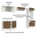 thumbnail image 4 of Cocina Integral Completa Madesa 260cm Topazio 01 - Blanco/Marrón, 4 of 7