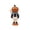 Jack-O'-Lantern, variant on Vintage Pumpkin Head Boy Resin Tabletop Figurine, Retro Halloween Jack-O'-Lantern Statue with Mini Ghost Wand for Mantel Tiered Tray Decor