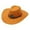 Orange, variant on Product Category Cowboy Hat | Western Style Hats for Men & Women with Star Buckle Decoration | Durable Everyday Wear for Home Leisure Outdoor Events