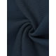 thumbnail image 5 of Conjunto de pijama de punto waffle para mujer INSPIRE CHIC, compuesto por top sin mangas y pantalones cortos, conjunto de lounge a juego, sudadera corta con bolsillos, talla XL, azul marino, 5 of 6