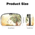 thumbnail image 5 of Coconut Jujube Tree Digital Storage Bag with Oxford Cloth Material - Waterproof USB Pouch, Digital Pouch, Cable Organizer Storage for Cell Phone Charger Cord - 5.9x9.44x3.14 in, 5 of 6