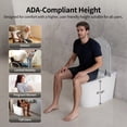 thumbnail image 3 of DeerValley Smart Bidet Toilet: Kids Mode, Foam Shield, Built-in Tank & Pump for Low Pressure, 17.5" ADA Height and LED Display in White DV-1S0360, 3 of 17