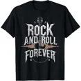 thumbnail image 1 of T-Shirt Guitare Rare pour Toujours Vintage Rock and Roll Musique Rétro Classique Graphique, 1 of 4