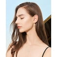 thumbnail image 5 of Mesovor Women Small Hoop Earrings 18k Gold Plated Huggie Dangle Earrings Dainty Drop Earrings, 5 of 5