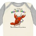 thumbnail image 4 of Inktastic My First Mardi Gras Crawfish Boys or Girls Long Sleeve Baby Bodysuit, 4 of 5