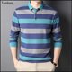 thumbnail image 3 of Taoboo, nuevas camisetas polo clásicas a rayas para hombre, estilo empresarial, camiseta informal para primavera y otoño, ropa para hombre de corte entallado de primera calidad, 3 of 4