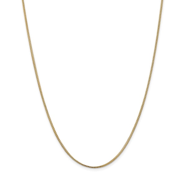14K Yellow Gold chain Franco 16 in 1 mm 1.0mm