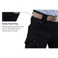 thumbnail image 3 of CHOK Relaxed Work Cargo Pants Mens Pant Black Size 34×30, 3 of 8