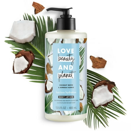 Love Beauty And Planet Coconut Water & Mimosa Flower Body Lotion Luscious Hydration 13.5 Fl