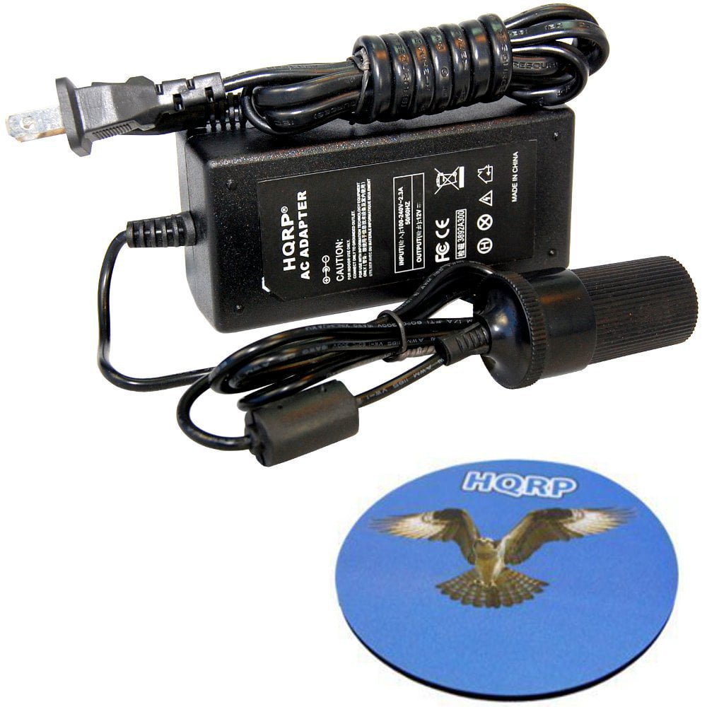 HQRP AC Adapter 110V to 12V DC 7Amp Converter for Rechargeable Car