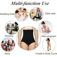 thumbnail image 6 of Tummy Control Shapewear Underwear for Women High Waisteded Body Shaper Panties Butt Lifter Slimming Briefs,Black,XL/XXL, 6 of 7