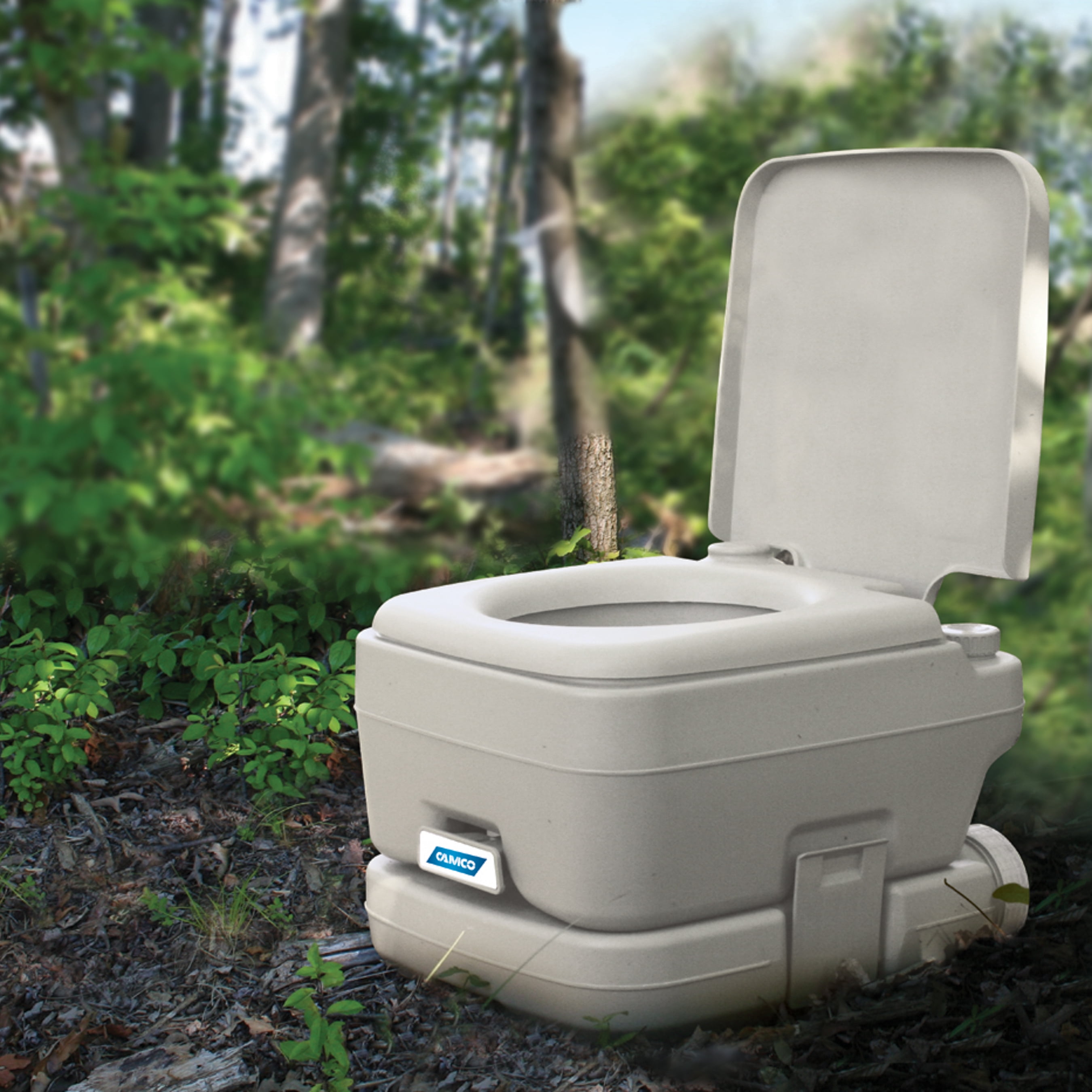 Camco 2.6-Gallon Portable Travel Toilet – Polymer (41531)